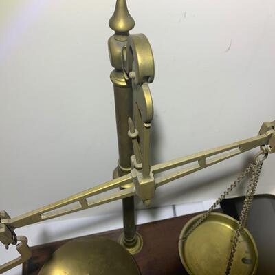 Antique Brass Scale