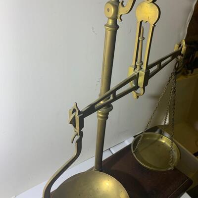 Antique Brass Scale