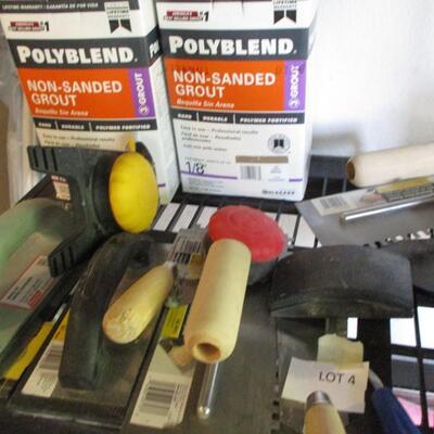 Plastic Shelving Unit/Paint Supplies etc