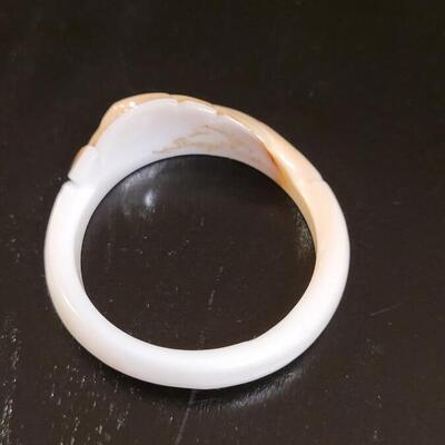 Lot 97: (2) Carved Shell Rings