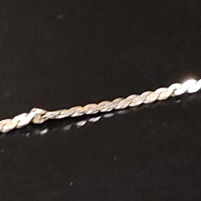 Lot 124: Sterling and Real Pearl Necklace