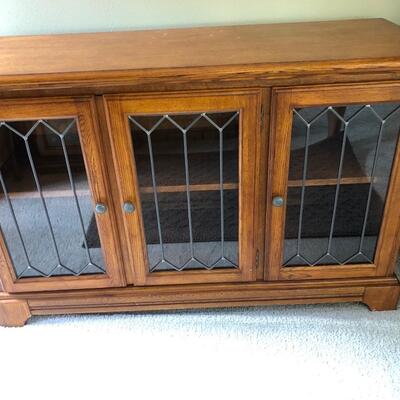 L1- Buffet/Server with Leaded Glass
