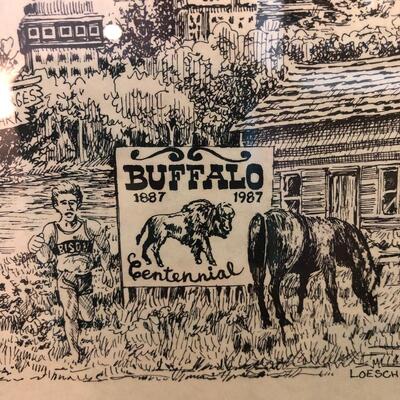 B18- Signed/Numbered Art from Buffalo Centennial