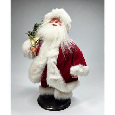 Santa Claus Father Christmas Kmart Plastic Felt Home Decor Figurine