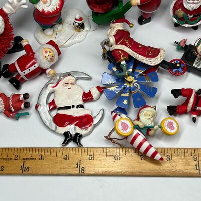 Santa Claus Jolly Holiday Figurines, Toys, Ornaments, and Home Decor Figurines