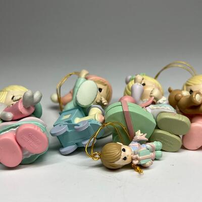 Lot of Precious Memories Cute Plastic Resin Collectible Displayable Ornaments