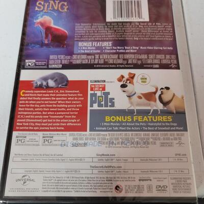 Sing/Secret life of Pets DVD