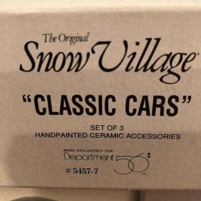 BC32. Snow village accessories group 4