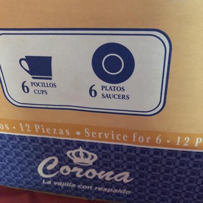 B58- Corona Columbia 6 pc Coffee Set