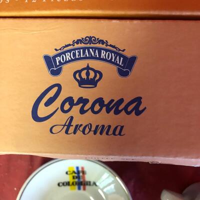 B58- Corona Columbia 6 pc Coffee Set