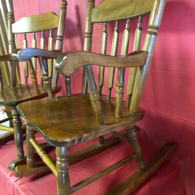B68- Two Childrens Rocking Chairs