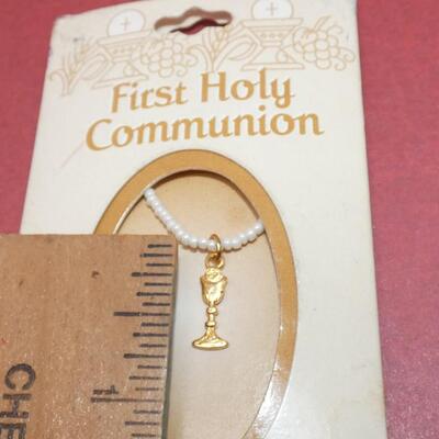 First Holy Communion Childs Necklace