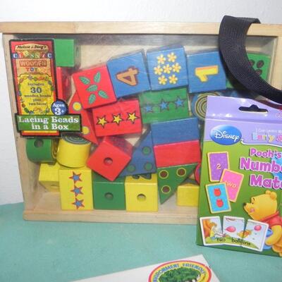NEW WOODEN PUZZLE BLOCKS AND YOUNG CHILDRENS FUN