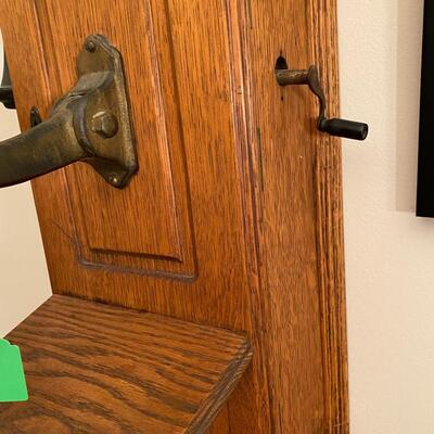 Oak wall phone
