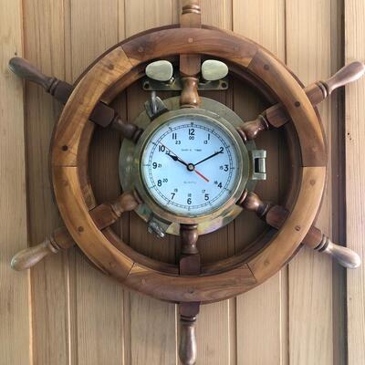 L6- Ship Wheel Clock
