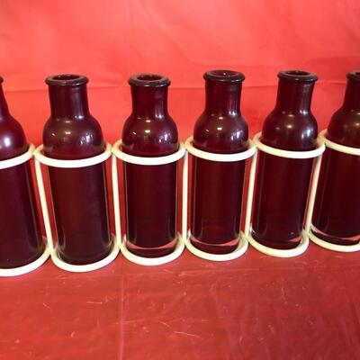 B86- Red Bottle/Vase Decor
