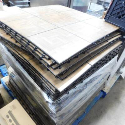 Vinyl Composite Flooring Approximately 60pcs 9sqft Each Composed of 12