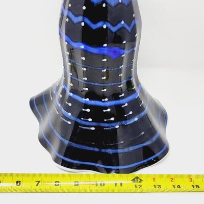 2011 FENTON - FRANK WORKMAN - "STARRY NIGHT" VASE