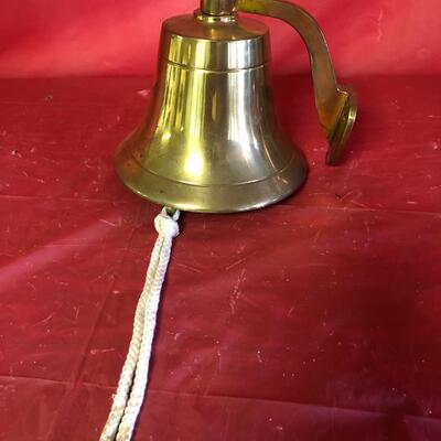 C48- Brass wall-mount ship bell