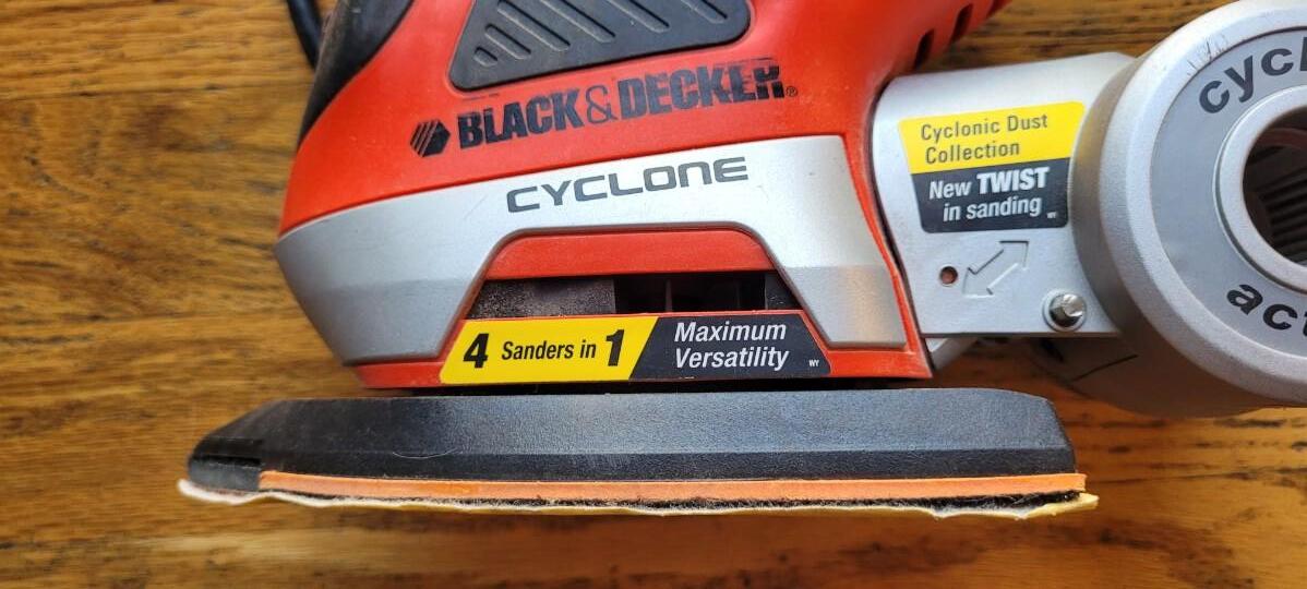 Lot 253 Black and Decker CYCLONE Sander Corded TESTED 👍