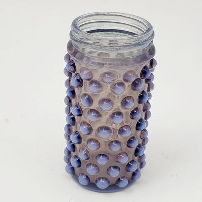 FENTON PURPLE AMETHYST HOBNAIL SHAKER