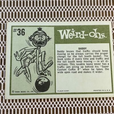 Fleer #36 Weird-ohs Daddy card