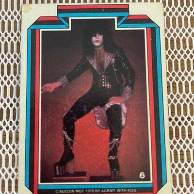 1978 #6 KISS puzzle card