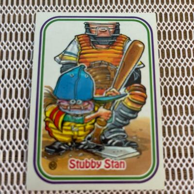 Stubby Stan #88 puzzle card