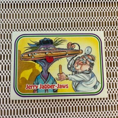Jerry Jabber Jaws #85 puzzle card