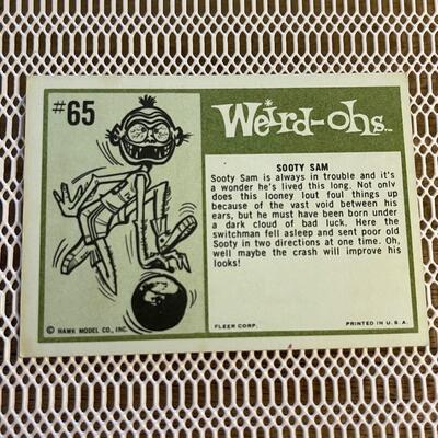 Fleer #65 Weird-Ohs Sooty Sam trading card