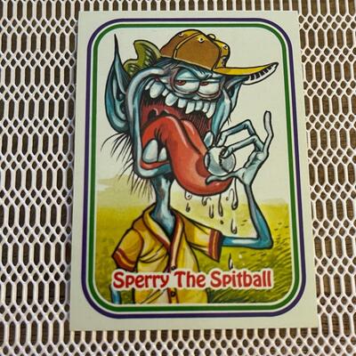 Leaf #64 Sticker card Sperry the Spitball