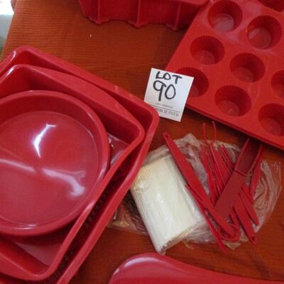 Red Silicone Bakeware
