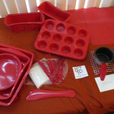 Red Silicone Bakeware