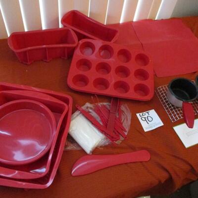 Red Silicone Bakeware
