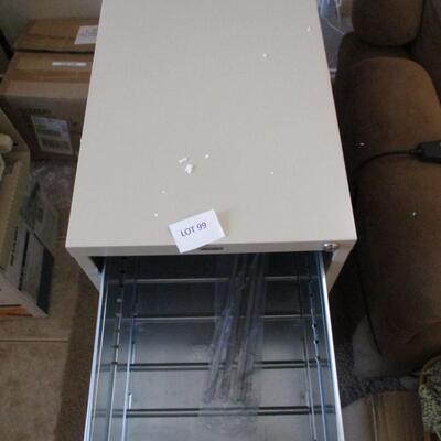 2 Drawer Metal File Cabinet