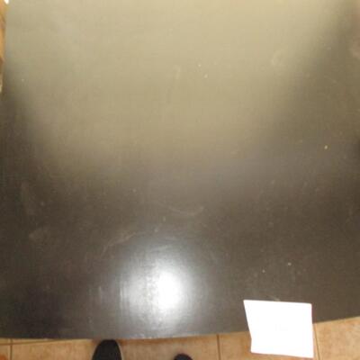 Black Wooden Storage Cart/Cabinet