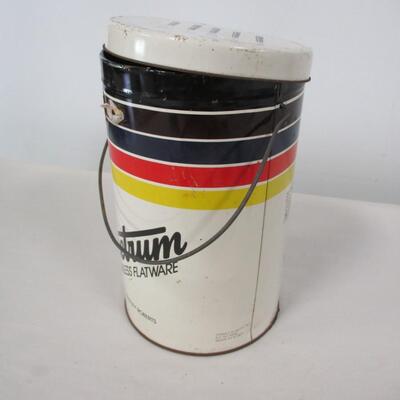 Vintage Spectrum Stainless Flatware Can