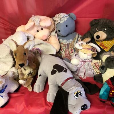 P2- Pound Puppy & stuffed animals