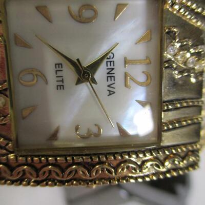 Collection Of Bracelets Watches & Broches - Frog Belt Buckle