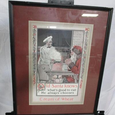 Cream Of Wheat Santa Advertising