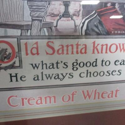 Cream Of Wheat Santa Advertising