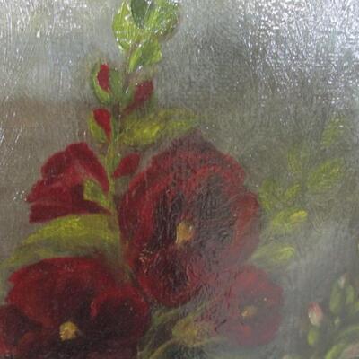 Framed Floral Painting