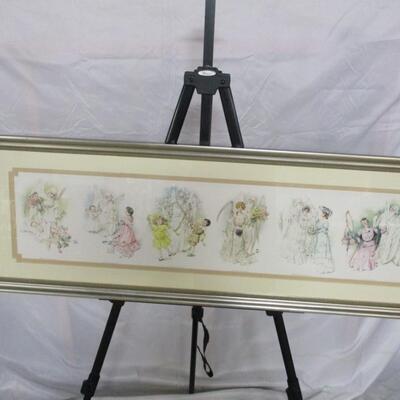 Framed Father Time Artwork