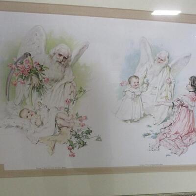 Framed Father Time Artwork