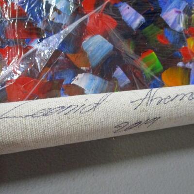 Leonid Afremov Painting "Notre Dame De Pairs Cathedral"