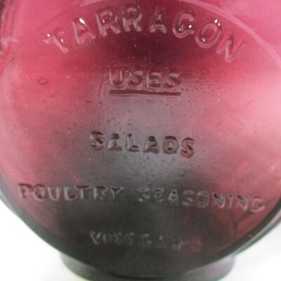 Vintage Clevenger Bros Blown Glass Herb Bottles