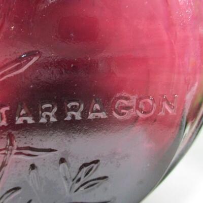 Vintage Clevenger Bros Blown Glass Herb Bottles