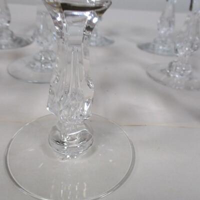 Crystal Gold Design Wine & Sorbet Glasses
