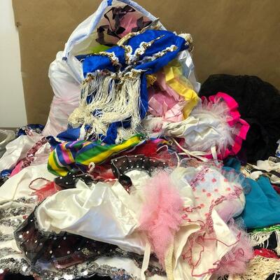 P13. Two bags of dance costumes/misc material