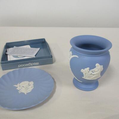 Wedgwood Vase & Dish